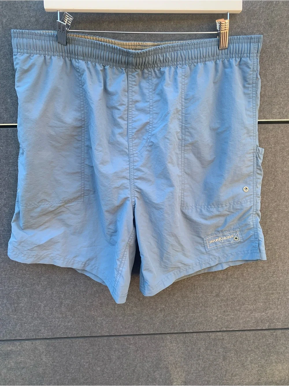 Light Blue Men’s Swim Trunks - Performance Beach Short